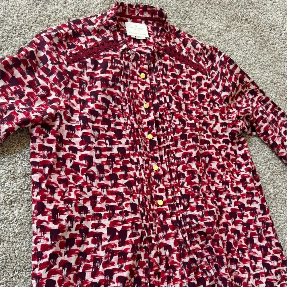 Kate Spade New York 100% Silk Shift Dress | Large